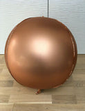 Chrome Rose Gold Foil Orbz Balloon -32″