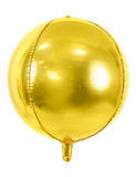 Gold Foil Orbz Balloon -22″