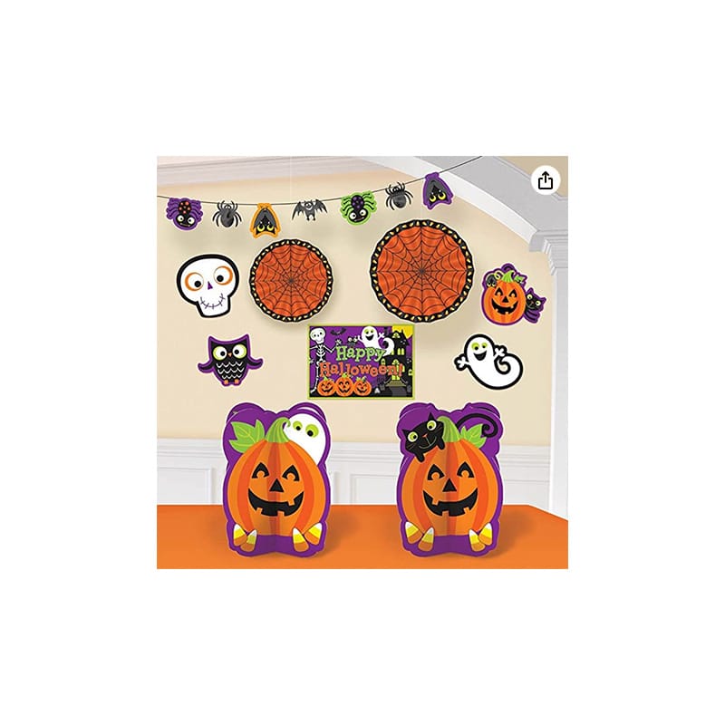 Halloween Trick o Treat Room DEcorating Kit -10pcs