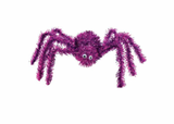 3D Purple Spider Tinsel Decoration