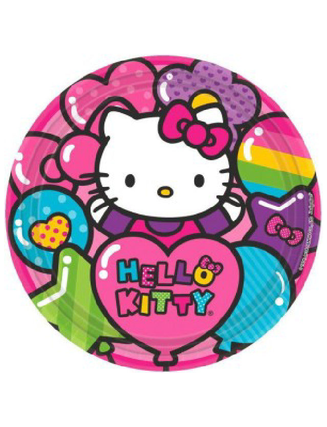 Hello Kitty Dinner Plates -8pcs