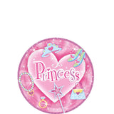 Birthday Princess Prismatic Round Plates 7in, 8pcs