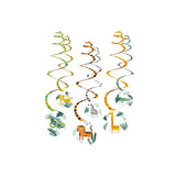 Get Wild Swirl Decoration-6pcs