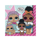 LOL Surprise Lunch Napkins -16pcs