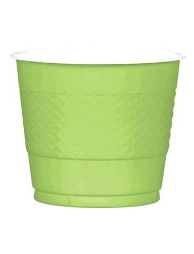 Light Green Plastic Cups 9oz-20Pcs