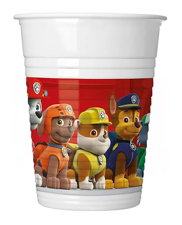 Paw Patrol Plastic Cups -8pcs