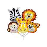 Jungle Animal 14″ Face Balloons
