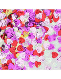 Heart Pink Embossed Confetti-14g