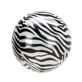 Zebra print Orbz Balloon 24″
