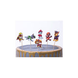 Paw Patrol Cupcake Picks -24pcs