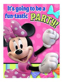 Minnie Mouse Invitations with envelopes-8pcs