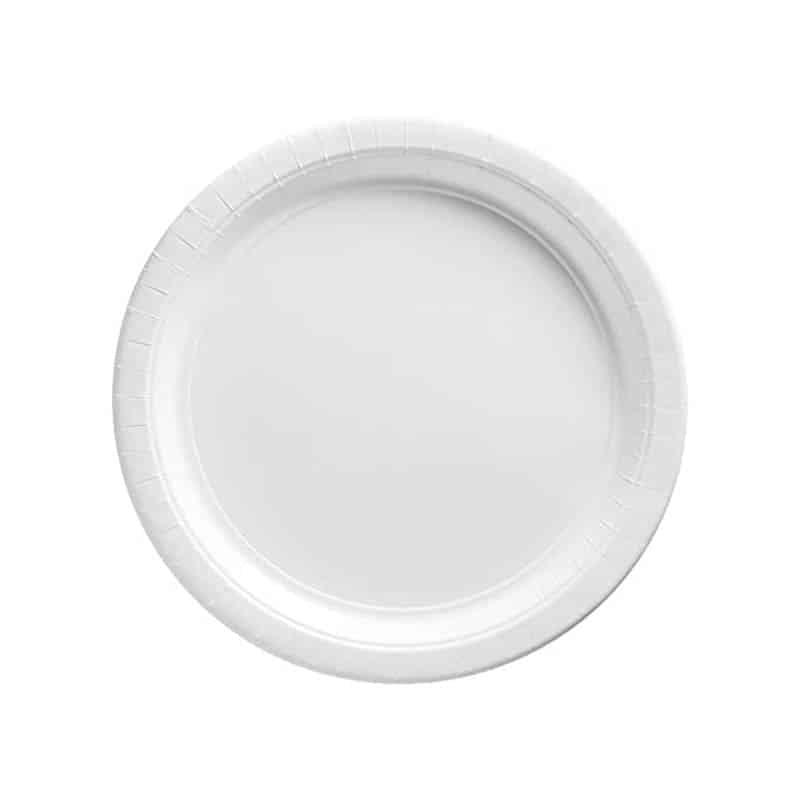 White Paper Plates -16pcs
