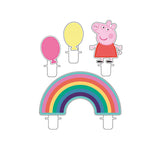 Peppa Pig Candles -4pcs