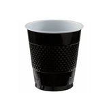 Black Plastic Cups 12oz -20pcs