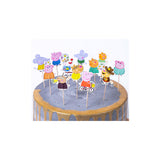 Peppa Pig Cupcake Picks -24pcs