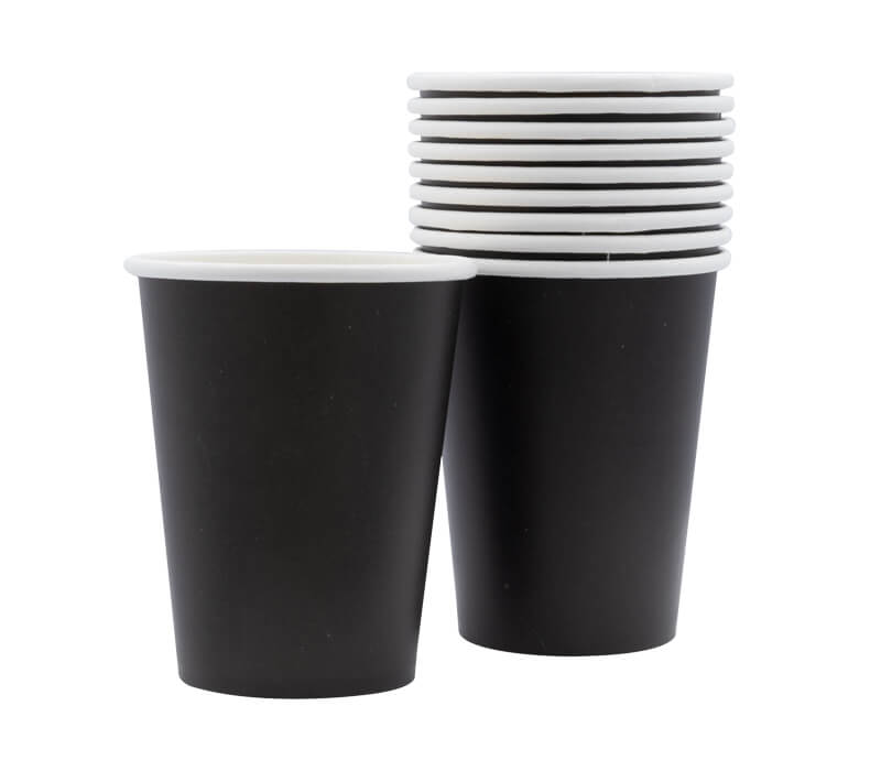 Black Paper Cups -14pcs