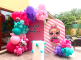 Balloon Garland with Backdrop