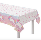 Enchanted Unicorn Plastic Rectangular Tablecover