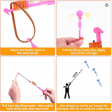 Flying Toy with light -6pcs in a pack