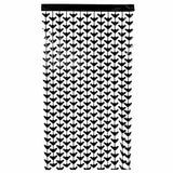 Black Bat Plastic Fringe Curtain Halloween Backdrop