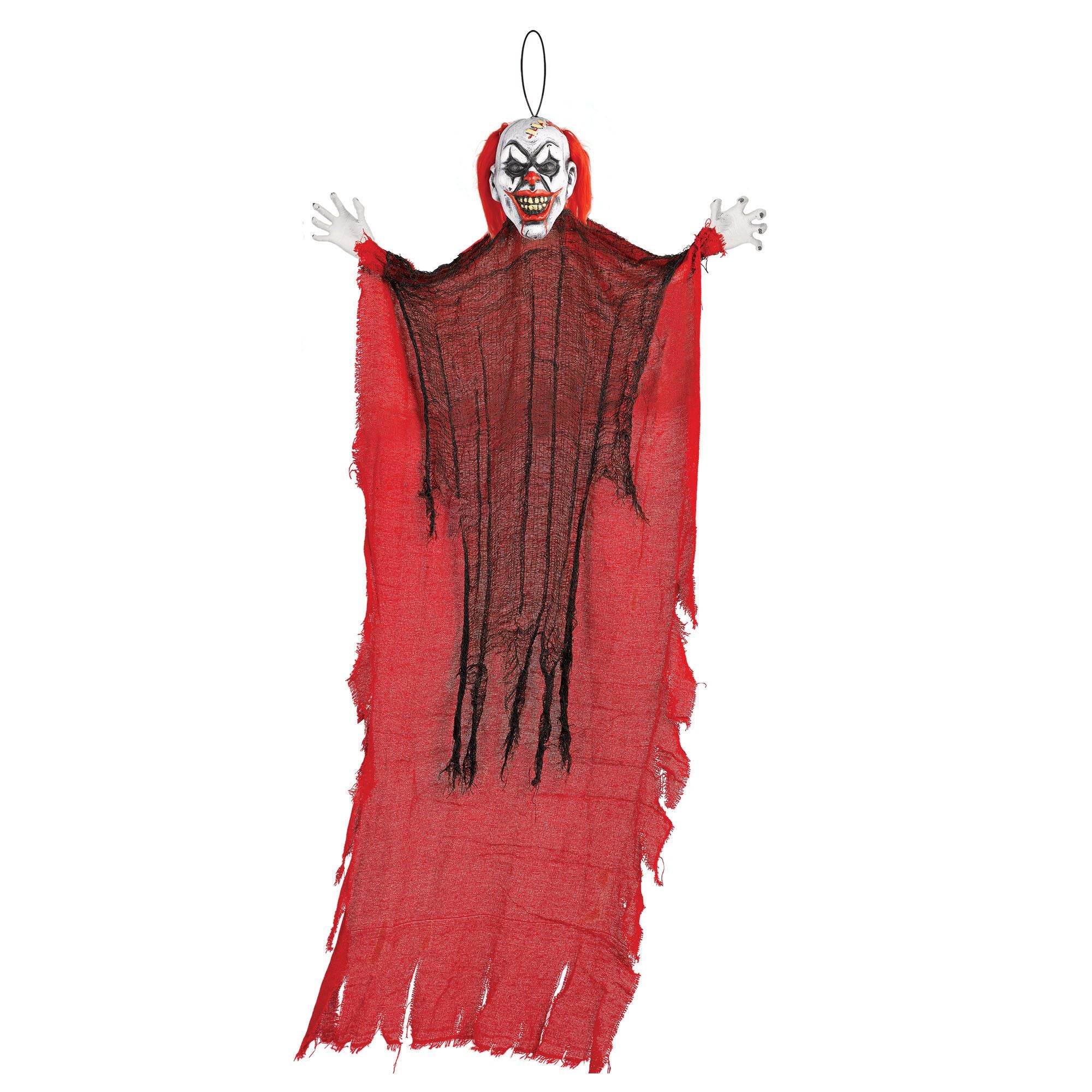 Scary Clown Hanging Decoration -48″