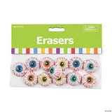 Halloween Eye Ball Eraser -12pcs