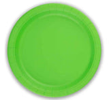 Lime Green 9" Paper Plates -16pcs