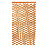 Orange Pumpkin Plastic Fringe Curtain Halloween Backdrop