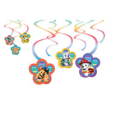 Paw Patrol Swirl Decoration-6pcs
