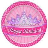 Birthday Princess Plates -18pcs