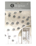 Silver Dot Garland -6pcs of 7feet length