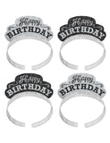 Happy Birthday Sparkle Tiaras-12pcs